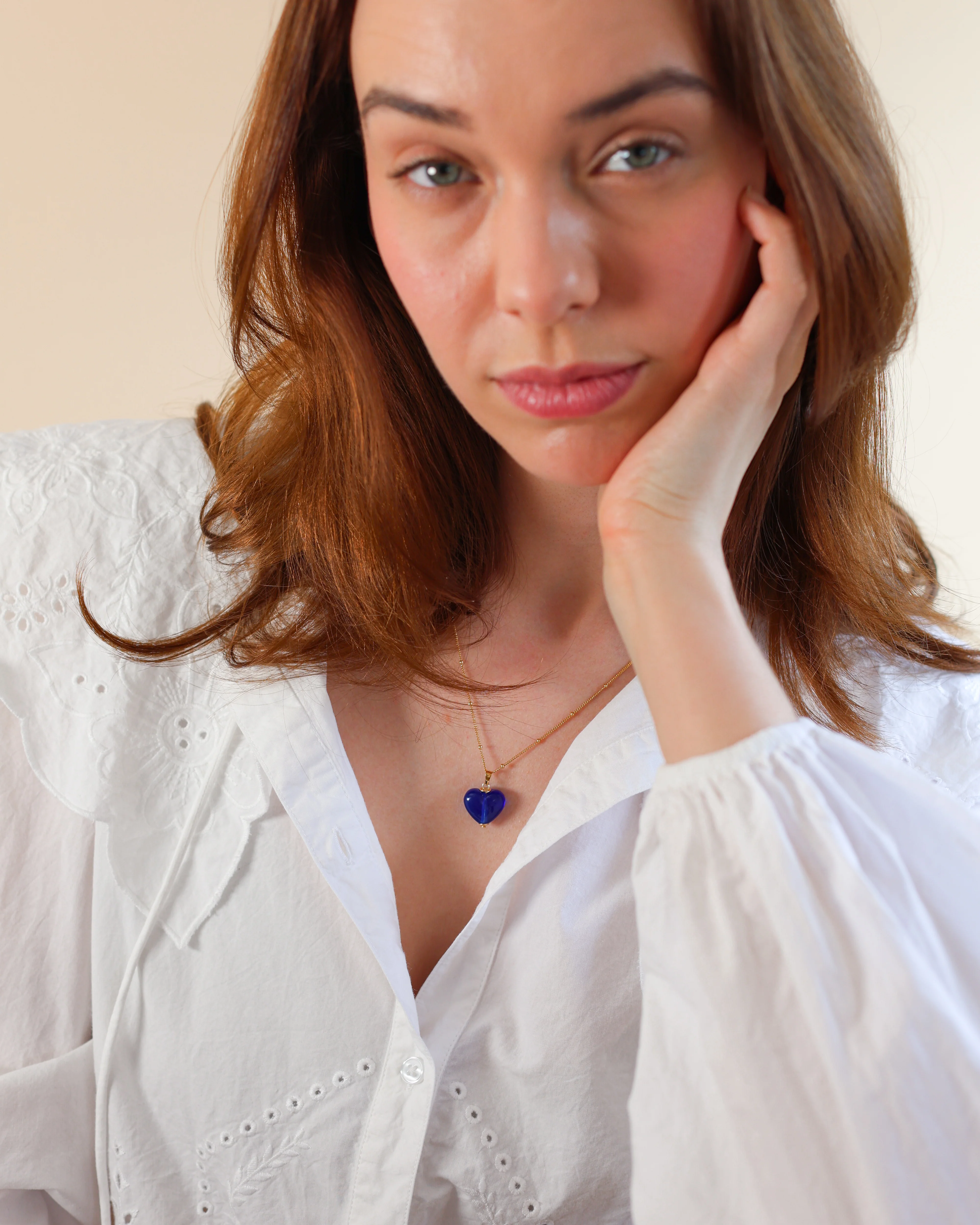 Spring Heart Charm Necklace